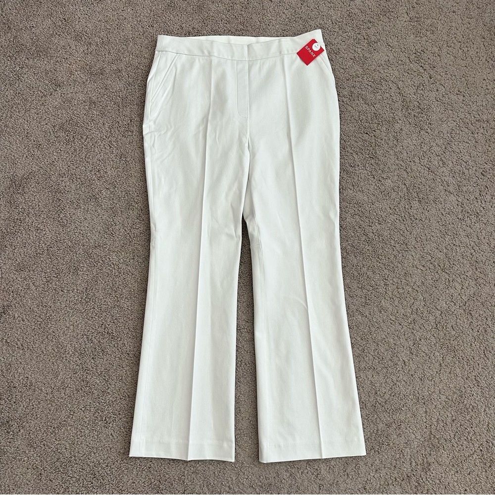 SPANX White Boot Cut Pants